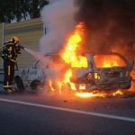 carro arde famalicao A3