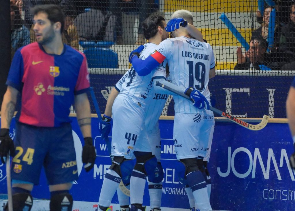 Hóquei em Patins: OC Barcelos "deixa" Barça empatar nos instantes finais OC Barcelos FC Barcelona - 1
