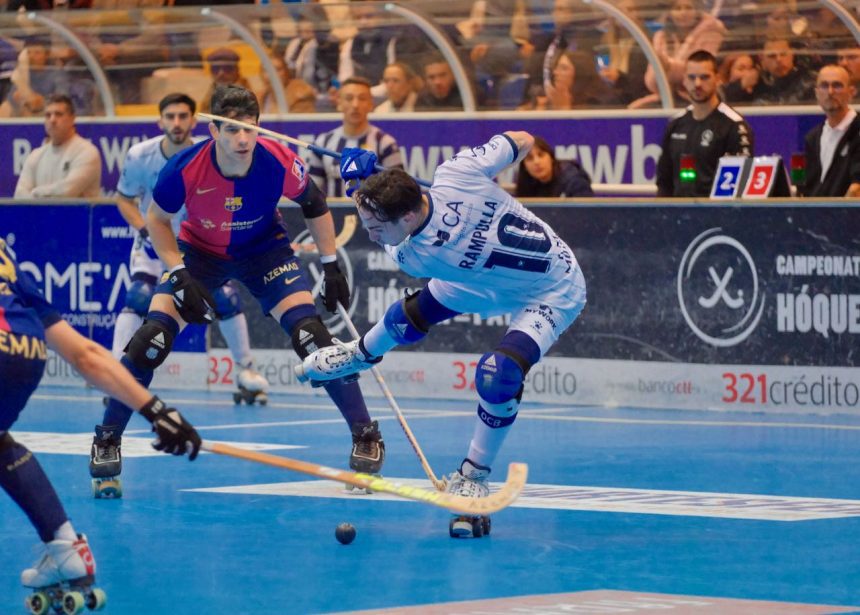 Hóquei em Patins: OC Barcelos "deixa" Barça empatar nos instantes finais OC Barcelos FC Barcelona