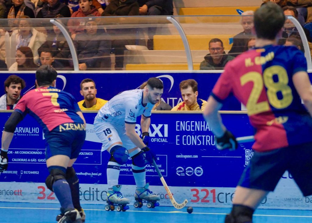 Hóquei em Patins: OC Barcelos "deixa" Barça empatar nos instantes finais OC Barcelos FC Barcelona