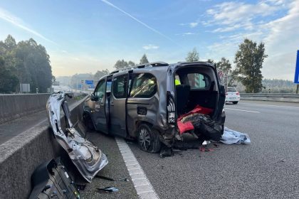 Acidente Braga Porto ocorrencias A3