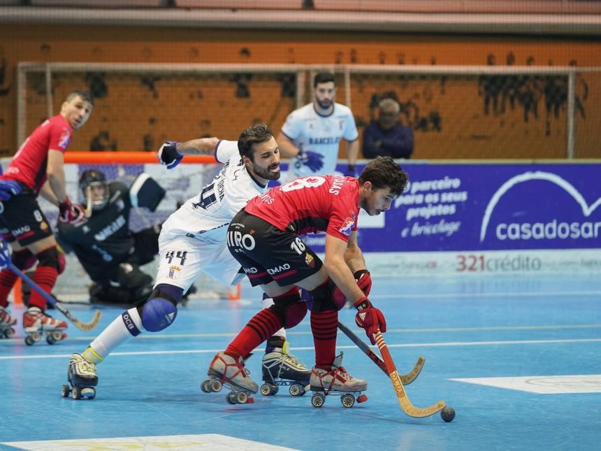 Hóquei em Patins: OC Barcelos volta a empatar na Catalunha e decide primeiro lugar do grupo na Catedral com o FC Porto Hoquei em Patins