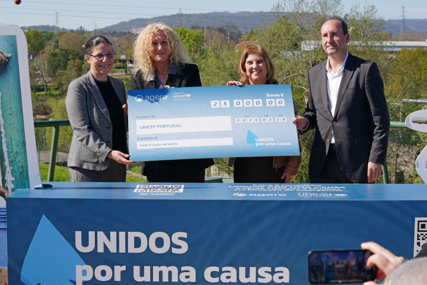Braga: AGERE levou água potável a mais de 10 mil pessoas em emergência humanitária Agere Braga Unicef Minho