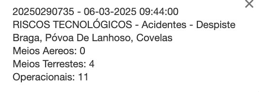EN103: Carro cai em ravina na Póvoa de Lanhoso. Há um ferido Captura de ecra 2025 03 06 as 10.29.48