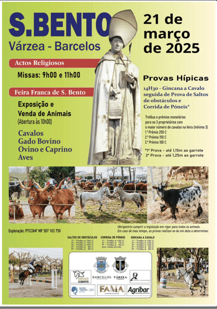 Feira franca Barcelos Sao bento Varzea