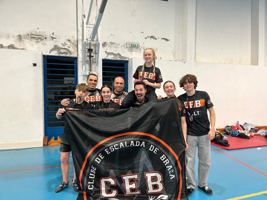 Escalada: CEB domina Taça de Portugal de "Bloco 2025 Jovens" escalada braga