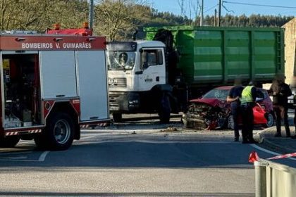 acidente pevidem guimaraes EN310 - 1
