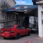 Braga carros ardem
