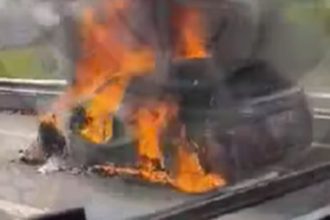 carro arde braga a3