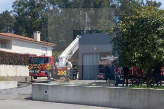 incendio unidade fabril Barcelos