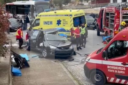 EN101 Ponte da Barca morto acidente