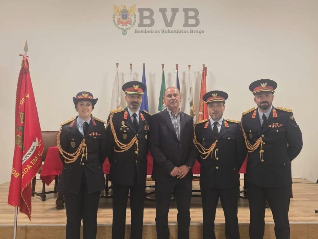 Braga: Há um novo adjunto de comando nos Bombeiros Voluntários Bombeiros Braga