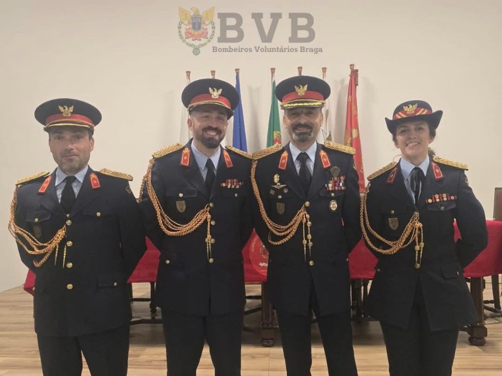 Braga: Há um novo adjunto de comando nos Bombeiros Voluntários Bombeiros Braga