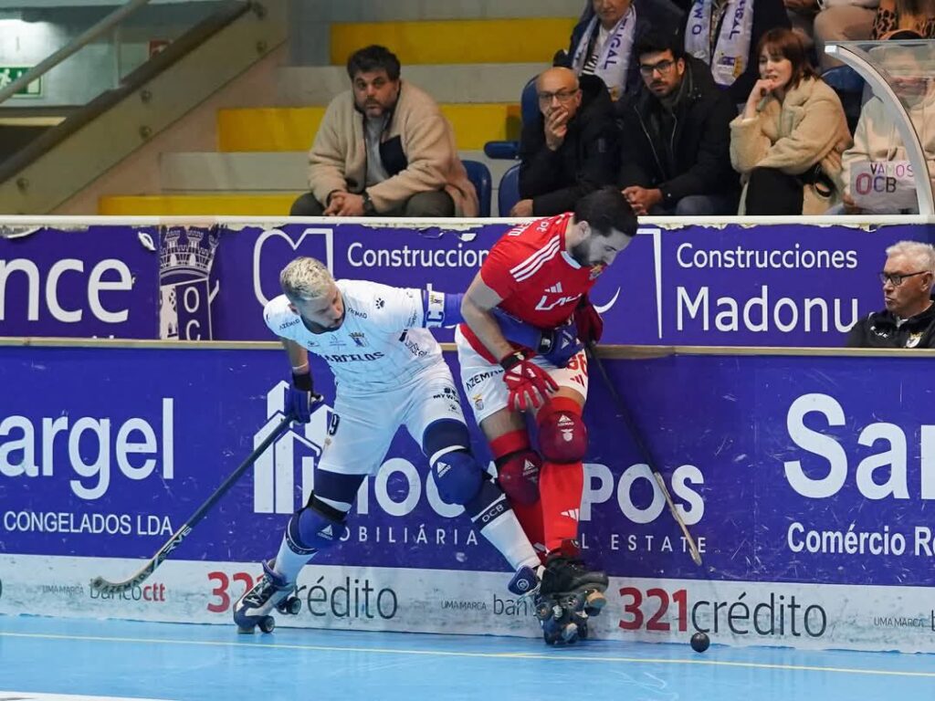 Hóquei em Patins: Luz ainda tremeu mas OC Barcelos perde com o Benfica OC Barcelos Benfica