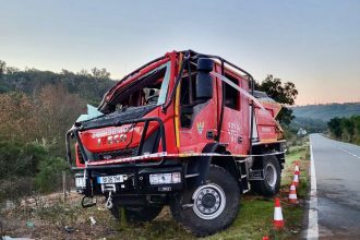 bombeiros MAI acidente odemira