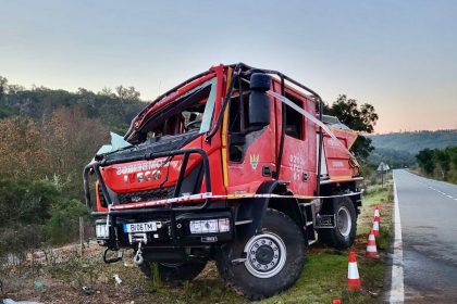 bombeiros MAI acidente odemira