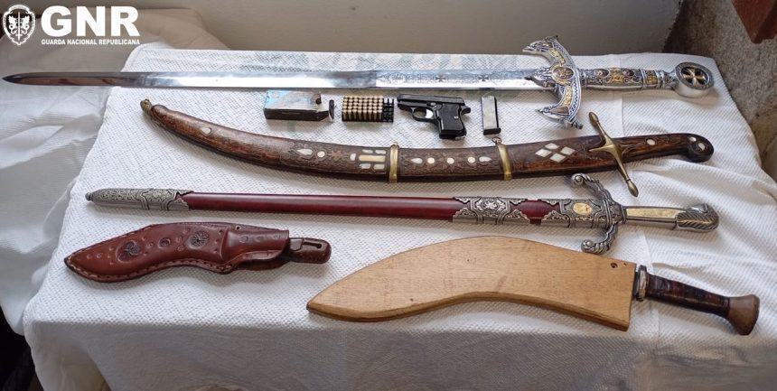 Barcelos: Buscas levam à detenção de indivíduo com armas ilegais GNR Barcelos detido