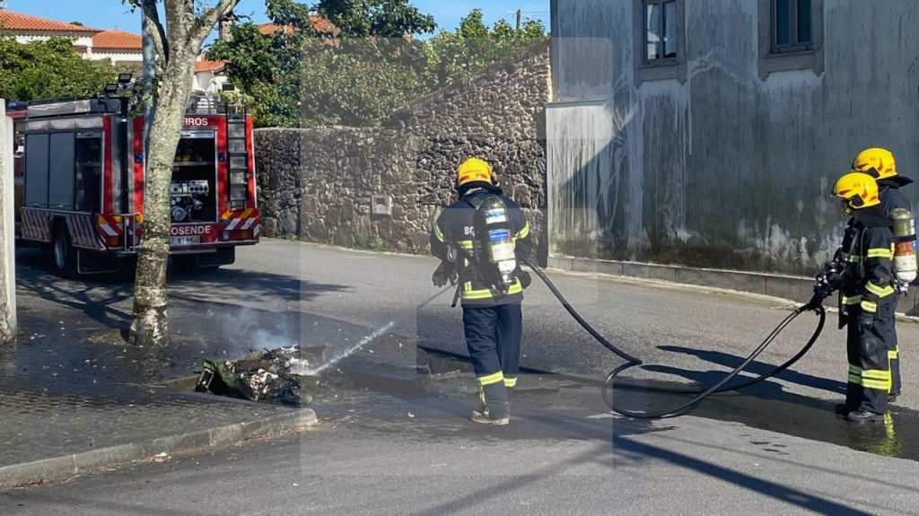 incendio em esposende marinhas contentor