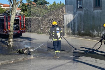 incendio em esposende marinhas contentor
