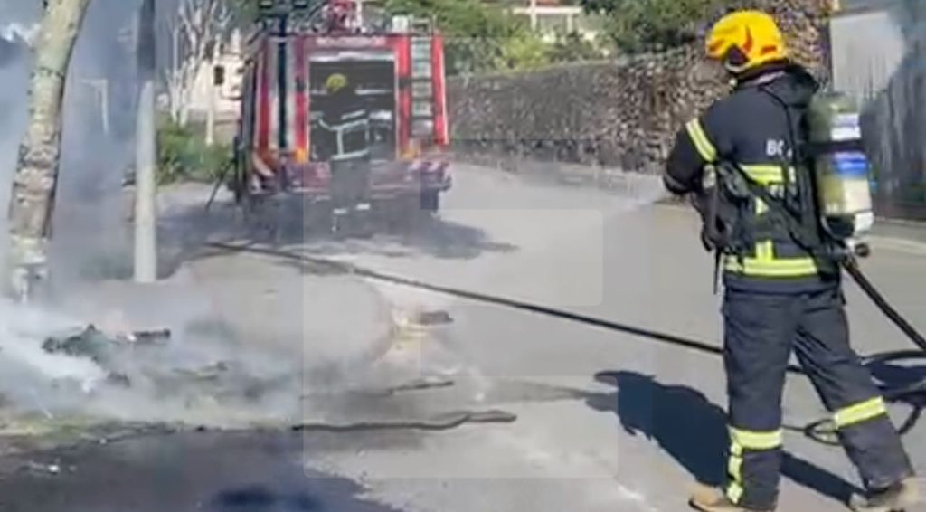incendio em esposende marinhas contentor
