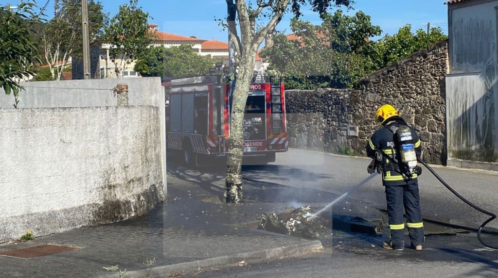 incendio em esposende marinhas contentor