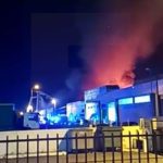 incendio povoa de varzim na zona industrial de laundos