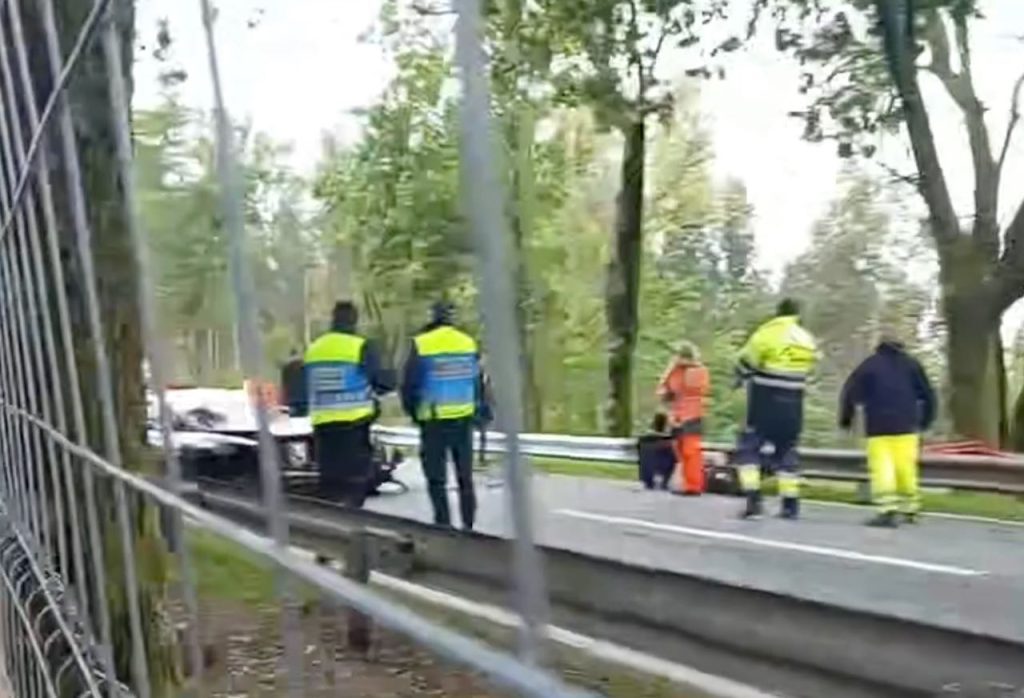 Automobilismo: Dois feridos após violento acidente na Rampa da Falperra rampa da faperra dois feridos braga