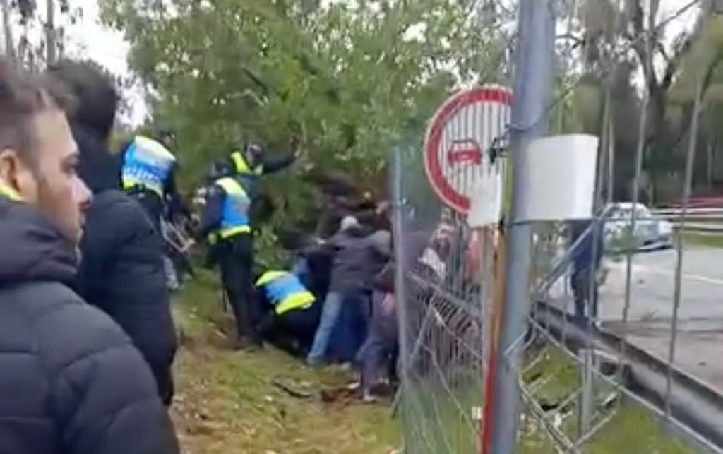 Automobilismo: Dois feridos após violento acidente na Rampa da Falperra rampa da faperra dois feridos braga
