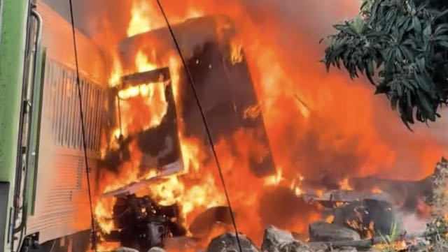 Acidente Ferroviário em Alpedrinha: Incêndio e Feridos em Colisão entre Comboio e Caminhão