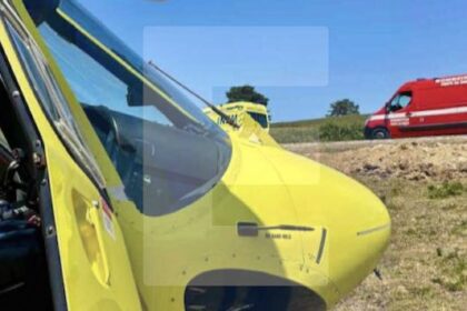 INEM helicoptero socorro melgaço boi - 1