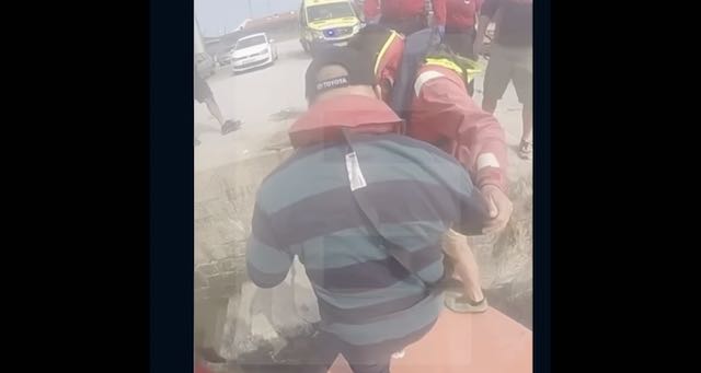 Viana evacuado amputado