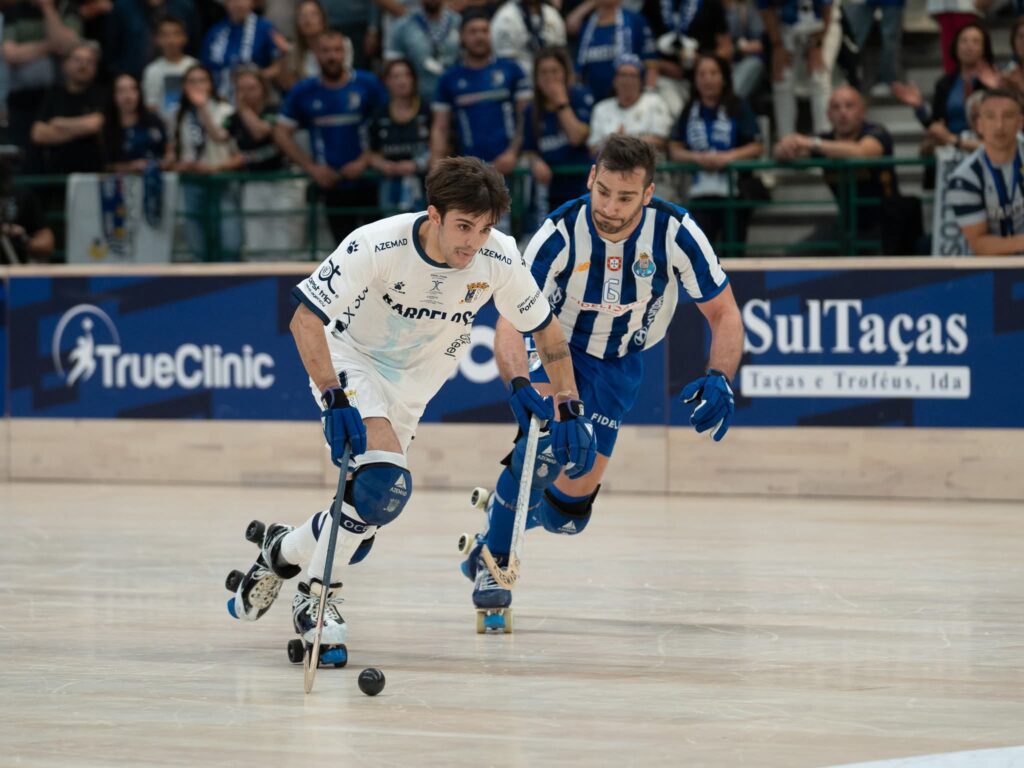 Hóquei em Patins: Erros defensivos penalizam OC Barcelos na estreia da final OC Barcelos