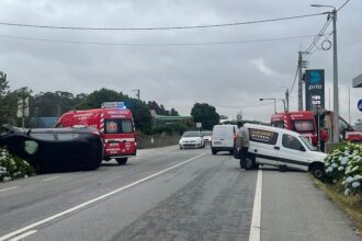 acidente EN13 prio fao fonte boa esposende - 1