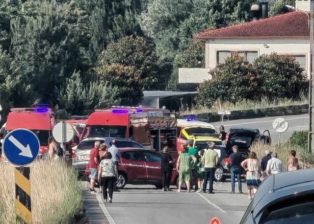 Barcelos: Três feridos é o resultado de acidente na EN205 acidente barcelos en205 ocorrencias 2 - 1