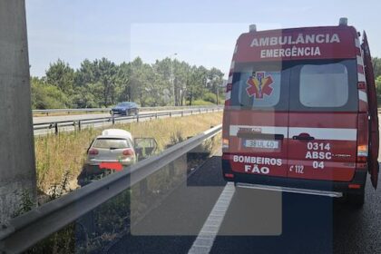 acidente laundos A28 minho povoa de varzim barcelos