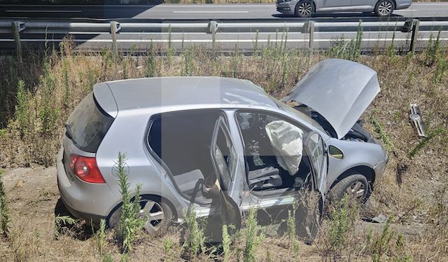 A28: Acidente junto ao nó de Laúndos provoca dois feridos acidente laundos A28 minho povoa de varzim barcelos