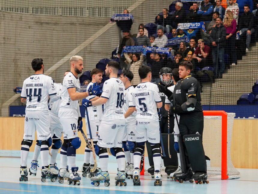 Hóquei em Patins: Erros defensivos penalizam OC Barcelos na estreia da final OC Barcelos