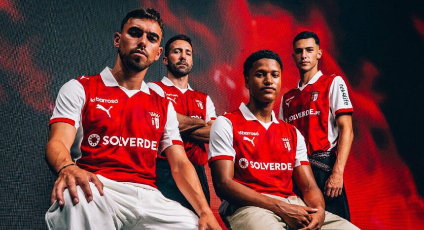 Futebol: É esta a camisola do SC Braga para época 2025/26 SC Braga camisola