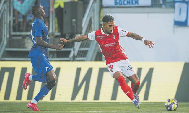 Futebol: SC Braga empata na Bulgária e adia decisão com o Levski para a Pedreira SC Braga Sofia