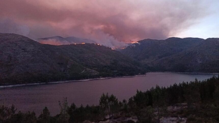 Serra Amarela Terras de Bouro Vilarinho das furnas incendio