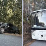 acidente arcos de valdevez autocarro carro