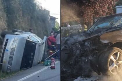 acidente famalicao cruz EN14