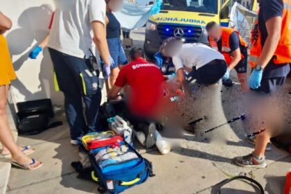 póvoa de varzim idoso queda andar
