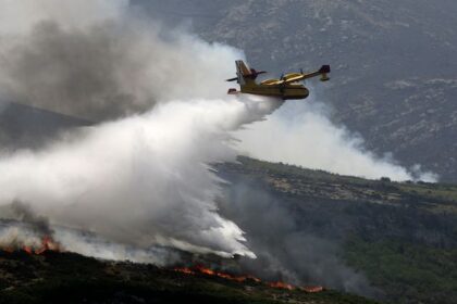 incendios ponte da barca ponte de lima portugal combate aereo