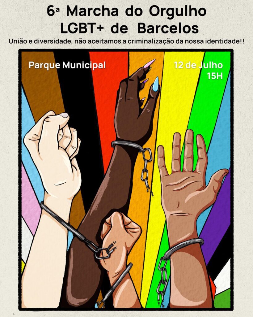 Barcelos: Marcha do Orgulho LGBT+ regressa este sábado lgbt barcelos