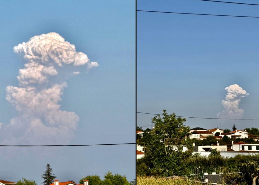 pirocumulo nuvem incendio