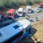 autocarro acidente IP3 morto tondela