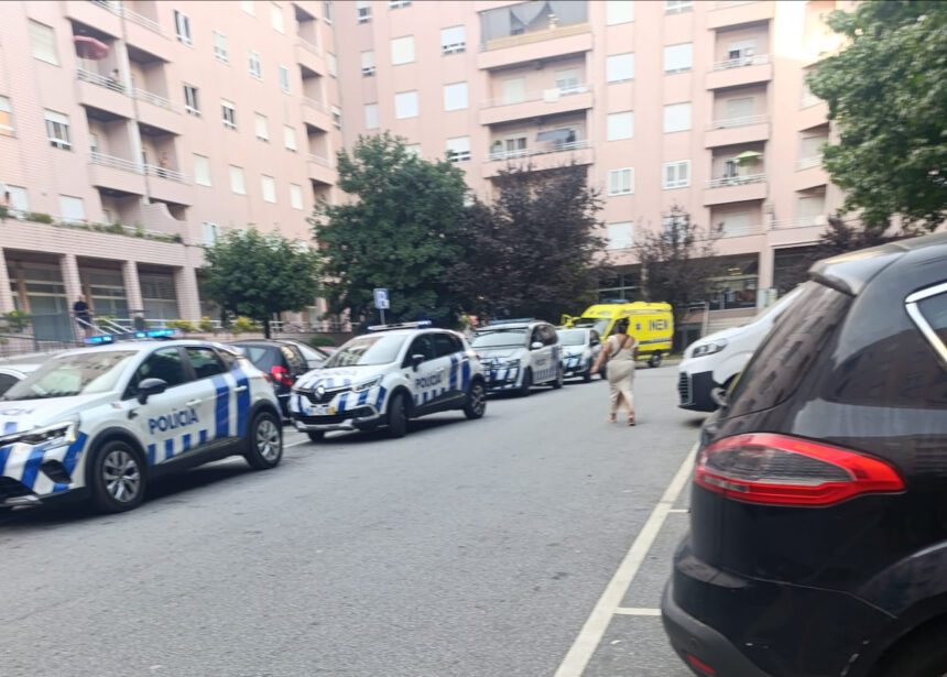 Braga: Queda de quinto andar faz um morto na Praça do Bocage Praça bocage braga psp inem braga