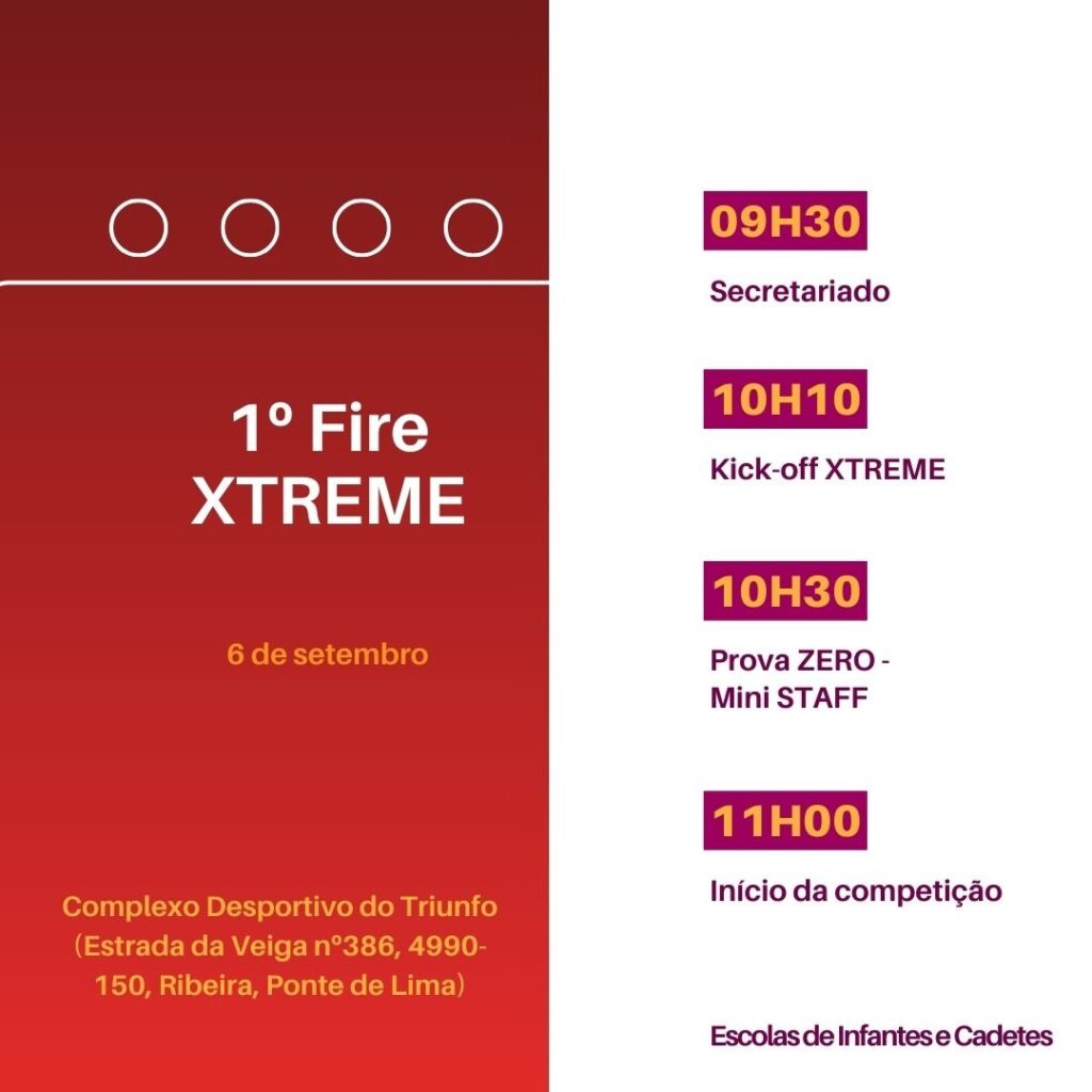 Ponte de Lima: Bombeiros juntam "Infantes e Cadetes" para o primeiro "Fire Xtreme" Bombeiro xtreme ponte de lima