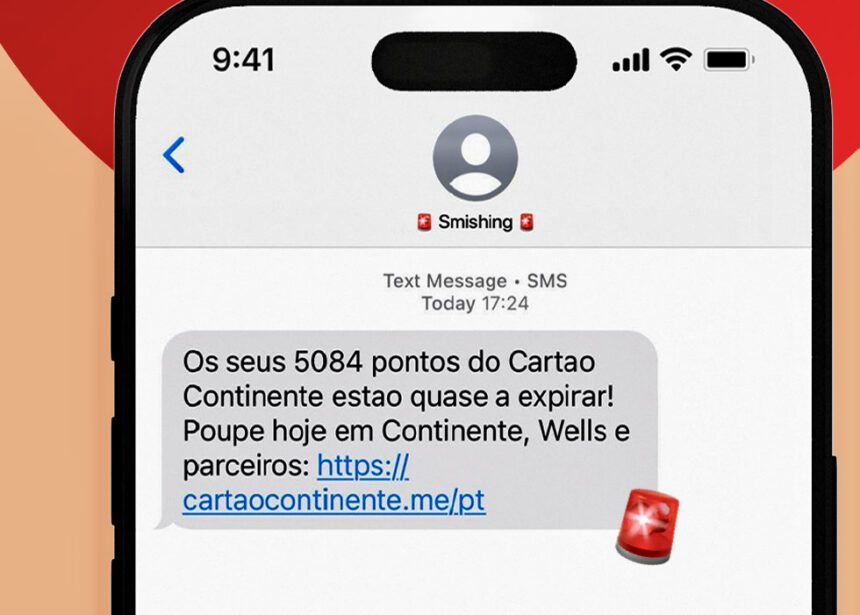 Ministério Público alerta para fraude que utiliza nome do Continente continente fraude mensagem - 1
